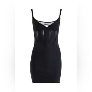 Mugler x H&M Corset-style Mini dress